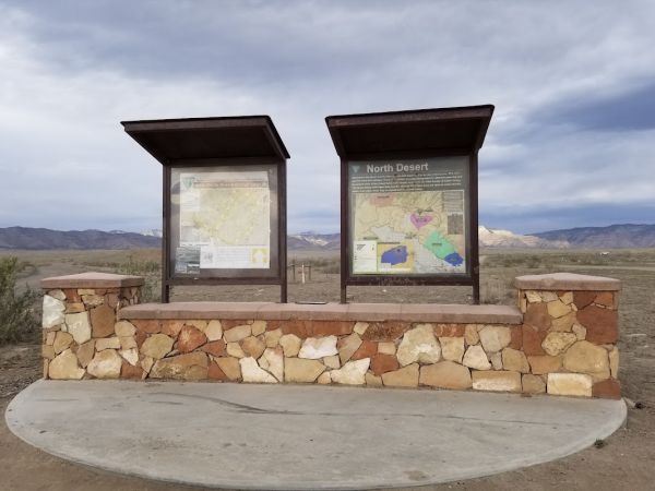North Fruita Desert Campground (Upper Campground, Sites A-D)